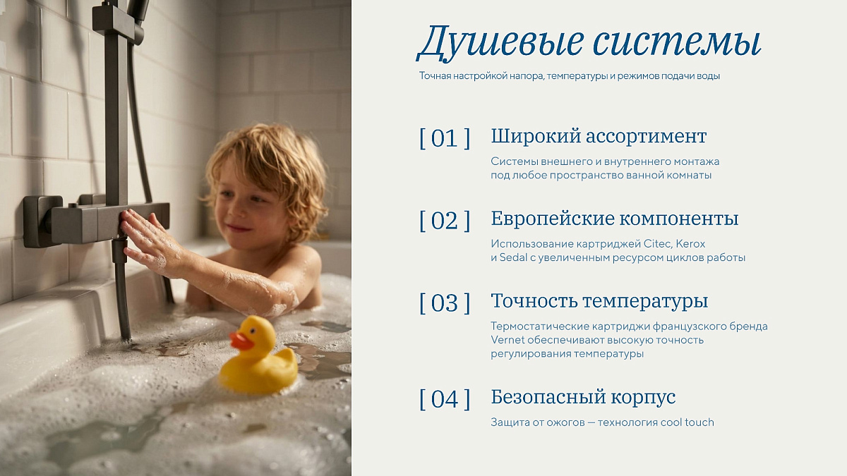 2 блок слайдов - Продуктовая презентация